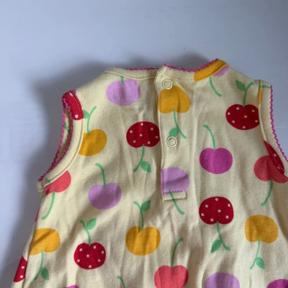 Child‎ of Mine Cherry Motif Yellow Bubble Size 0-3 Months